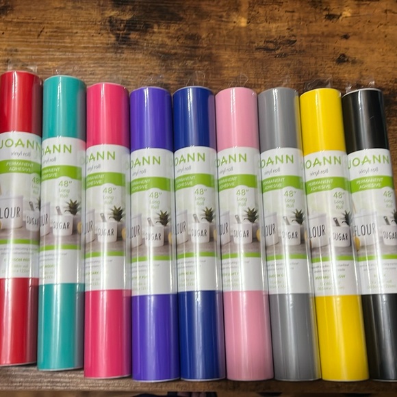 Joann | Office | Joann Vinyl 2 X 48 Inch Long Roll Permanent Adhesive ...